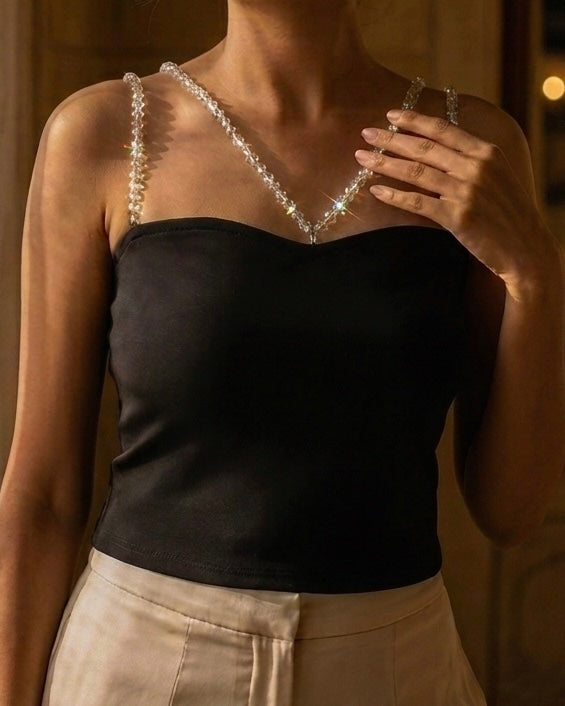 Dream Chain Top (Detachable beads)