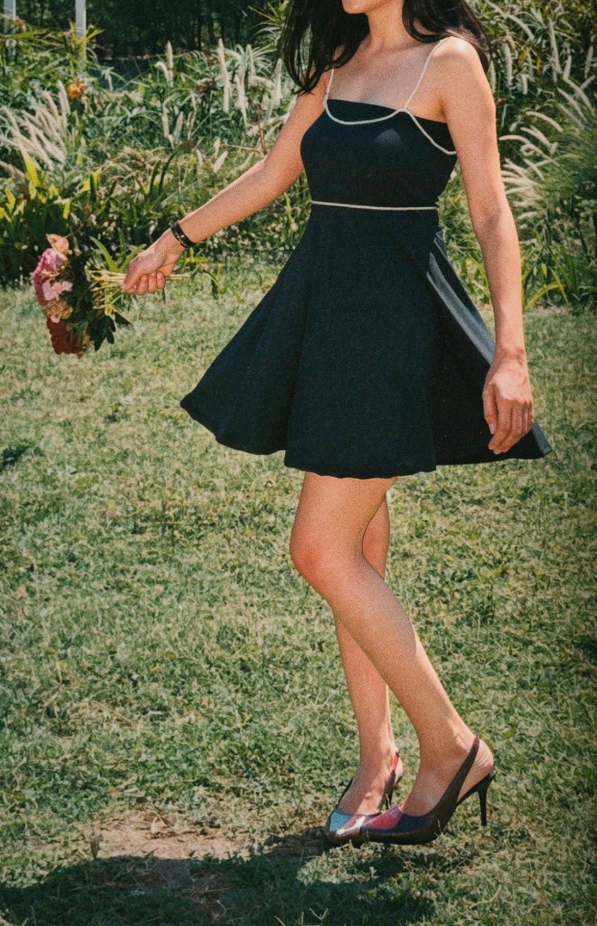 Glass Petal Dress (Detachable beads)