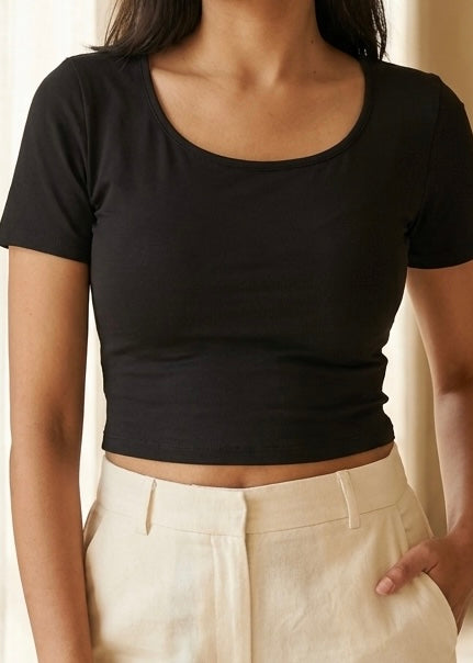 Backless Crystal Top (Detachable beads)